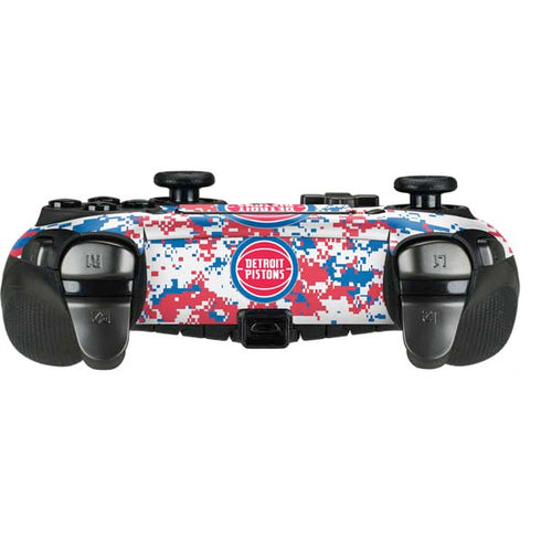 NBA Detroit Pistons Digi Camo PlayStation Scuf Vantage 2 Controller Skin